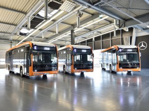 Vollelektrische Stadtbusse von Mercedes-Benz fźr Mannheim und Heidelberg